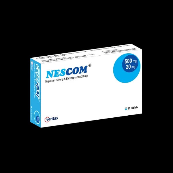 Tablet Nescom 500mg+20mg (30pcs)